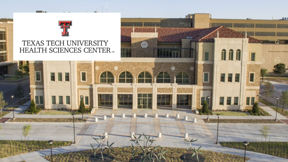 Texas Tech Health Sciences Center photo and logo Texas Tech Health Sciences Center photo and logo